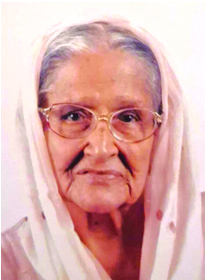 MATA KAPOOR KAUR JI D/O LATE KEHAR SINGH & THE WIFE OF THE LATE DEWA SINGH GILL