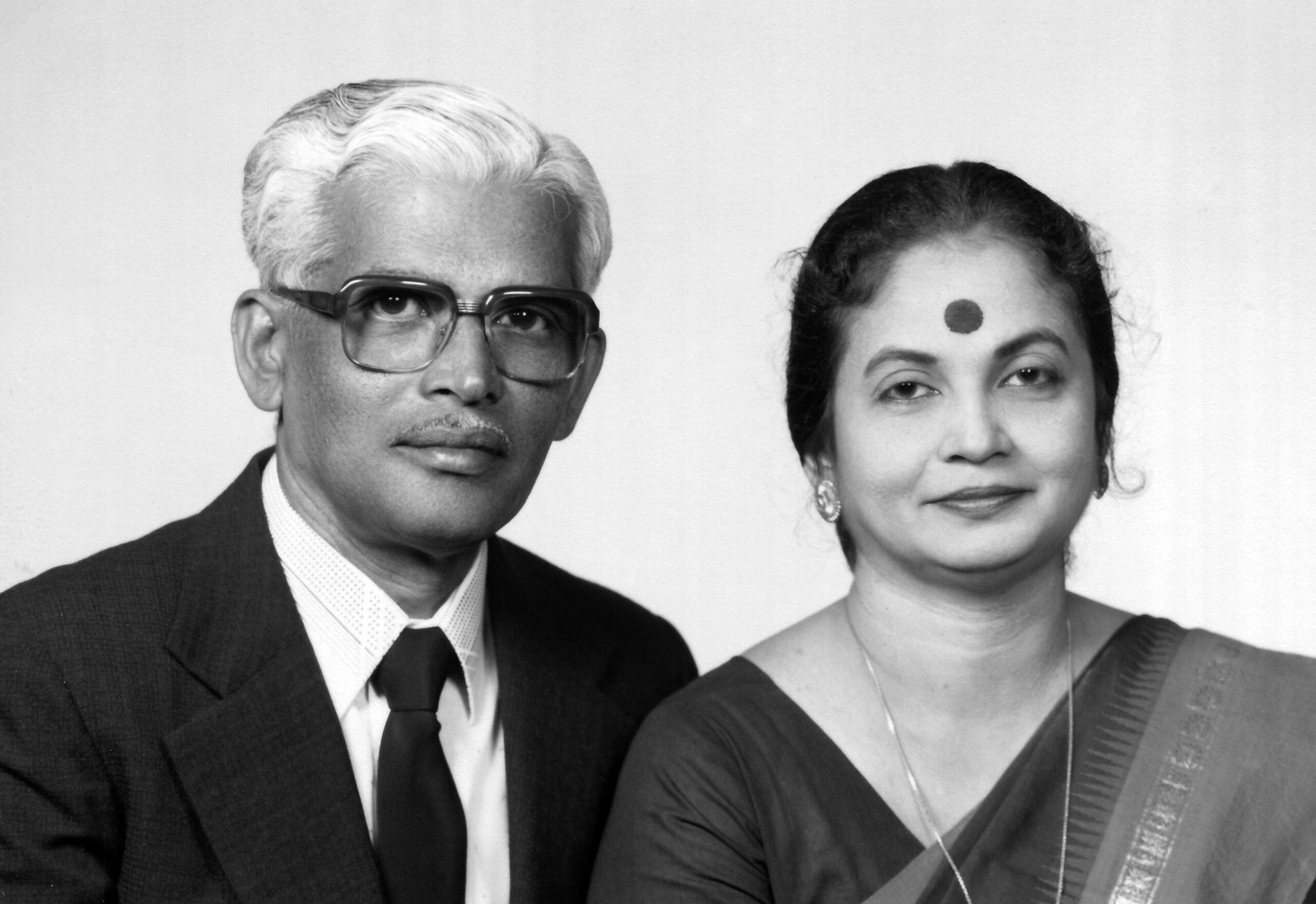 K. B. Nair  & Madhavi Nair